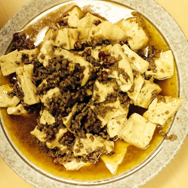 家常红烧肉末豆腐