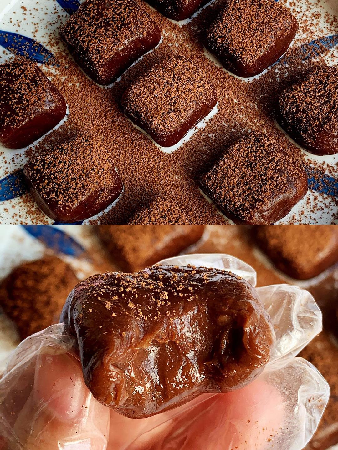 零失败巧克力可可糯米糕的做法