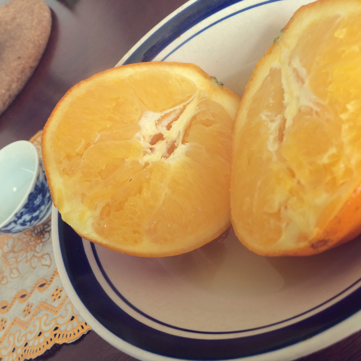 盐蒸橙子治疗咳嗽