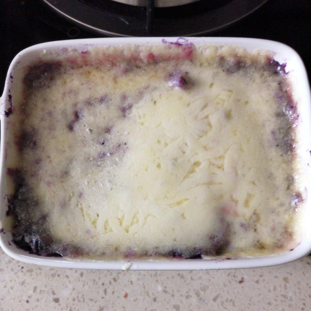 微波炉芝士焗紫薯