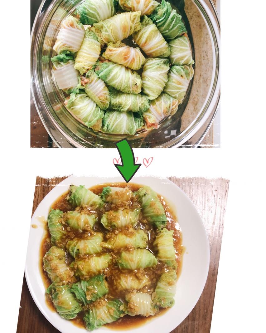 肉酿白菜卷
