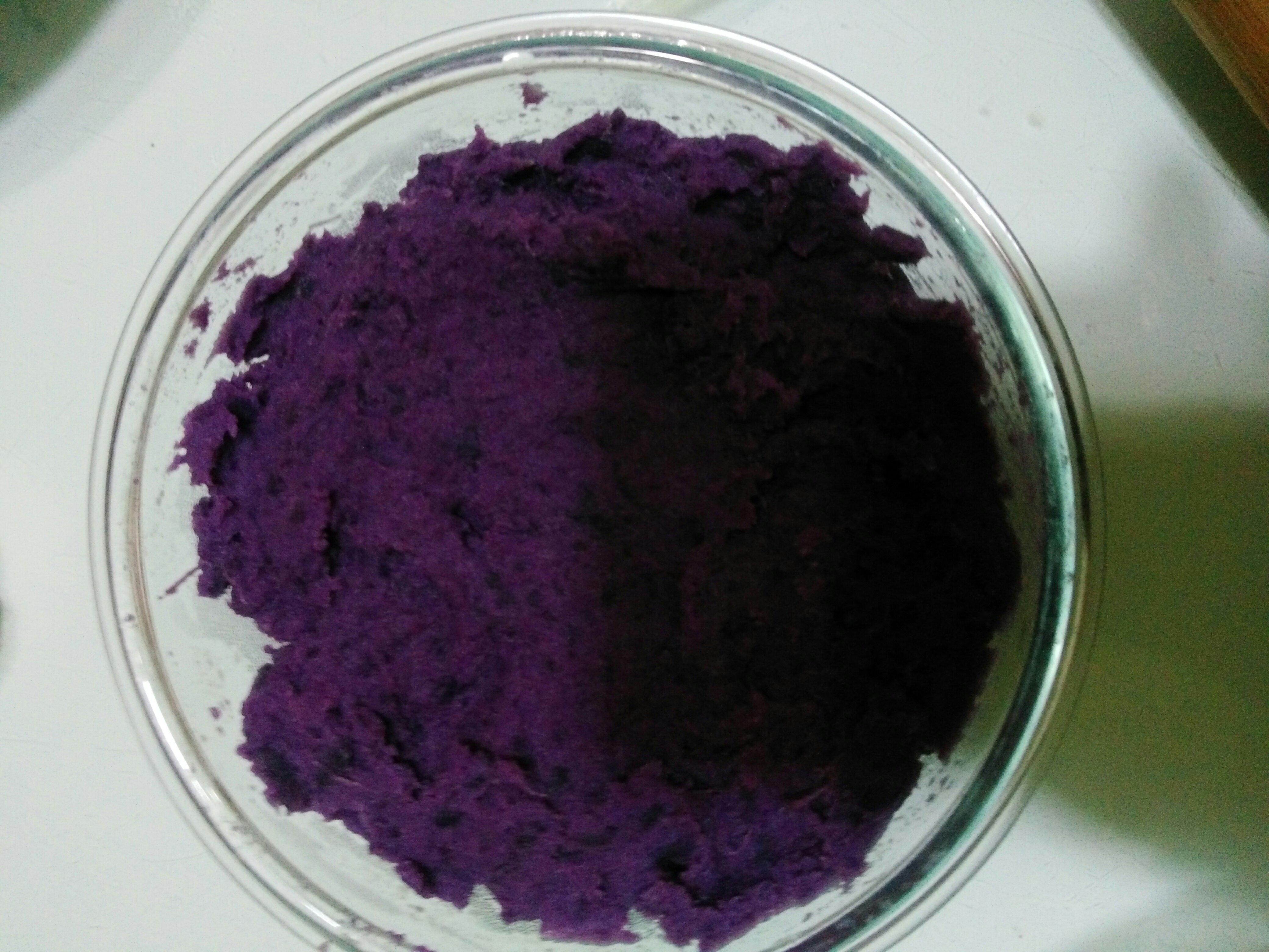 西米露紫薯糕的做法 步骤3