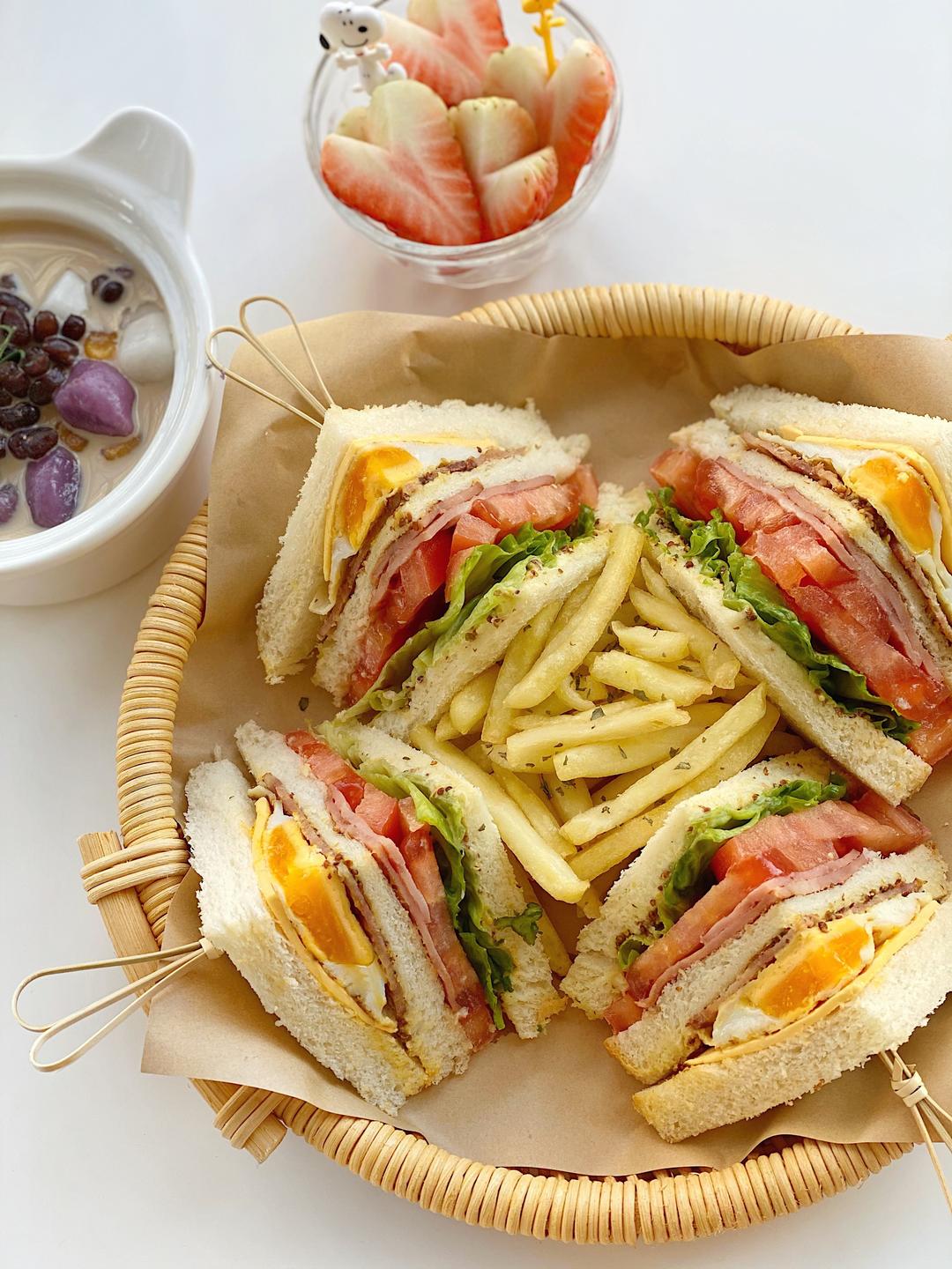 俱乐部三明治🥪的做法