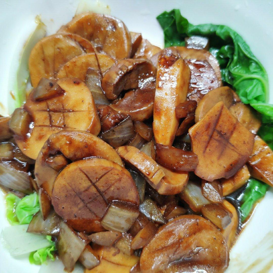 黄油酱汁杏鲍菇