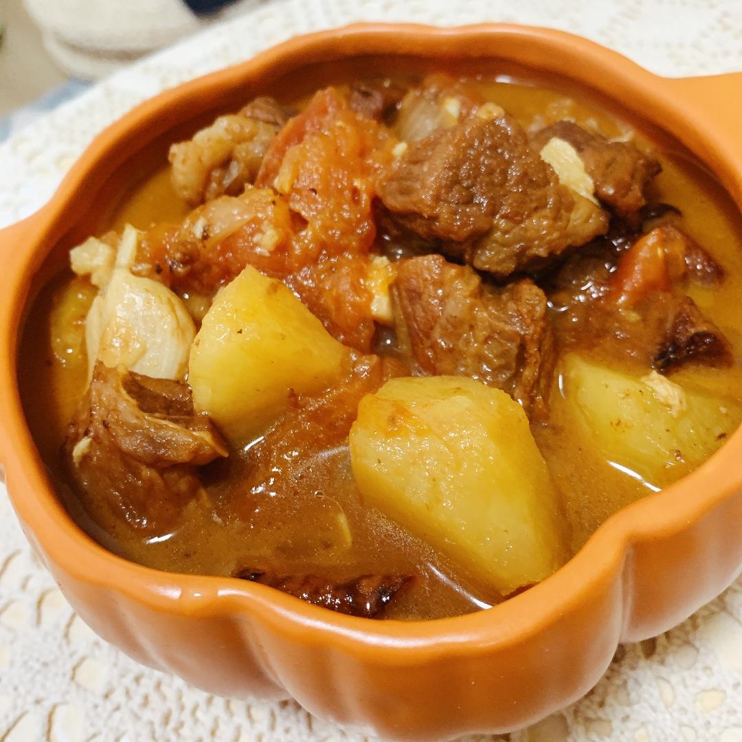 番茄土豆炖牛腩