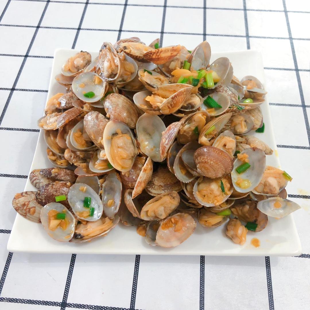 蒜蓉花甲的做法