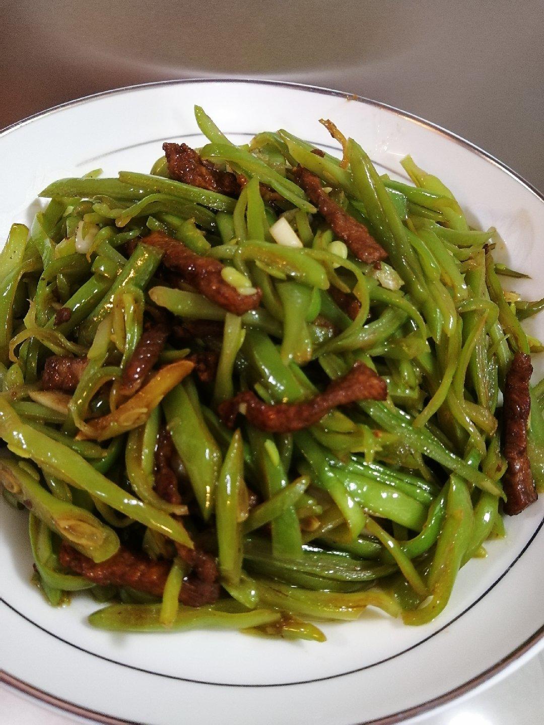 豆角丝炒肉
