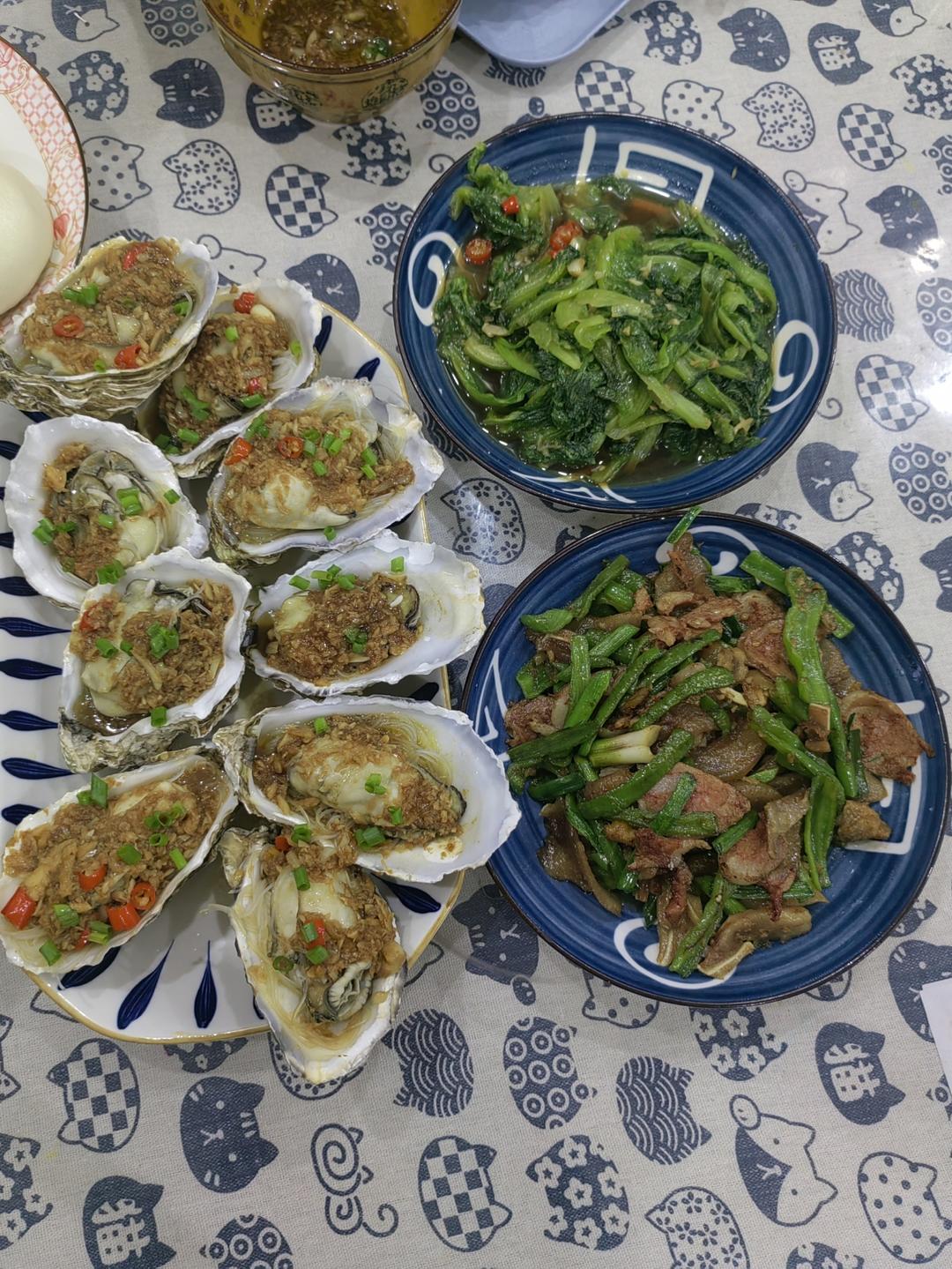 超简单～蒸蒜蓉生蚝