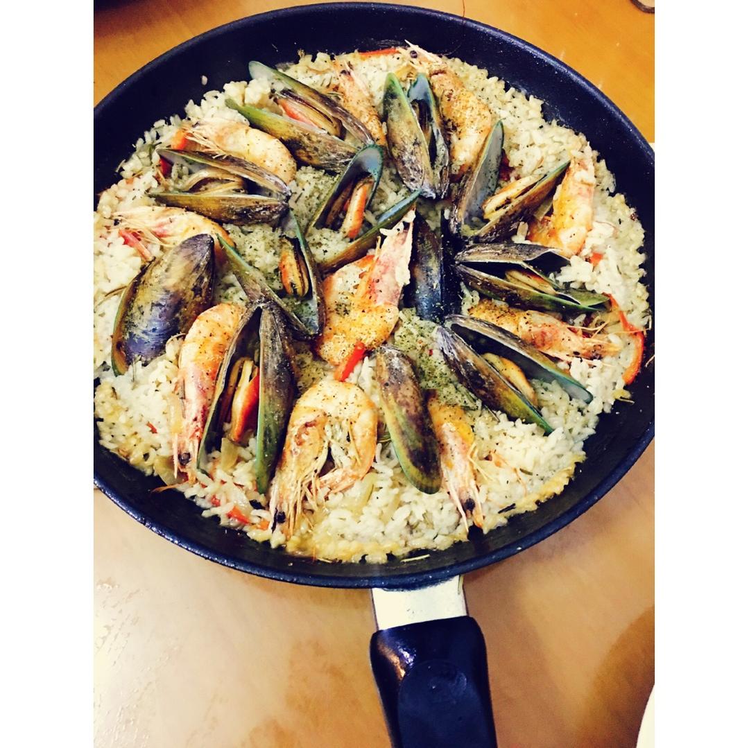 正宗paella 西班牙海鲜饭