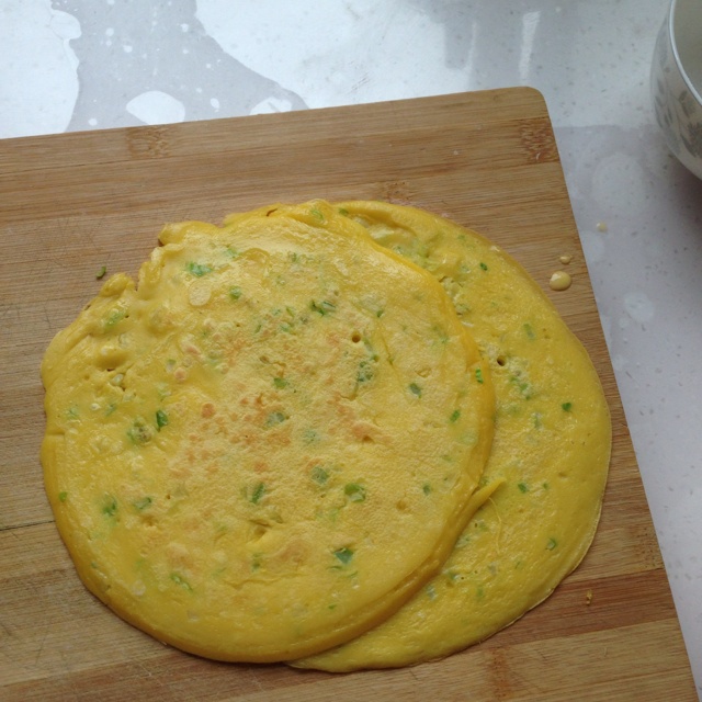 葱花鸡蛋饼