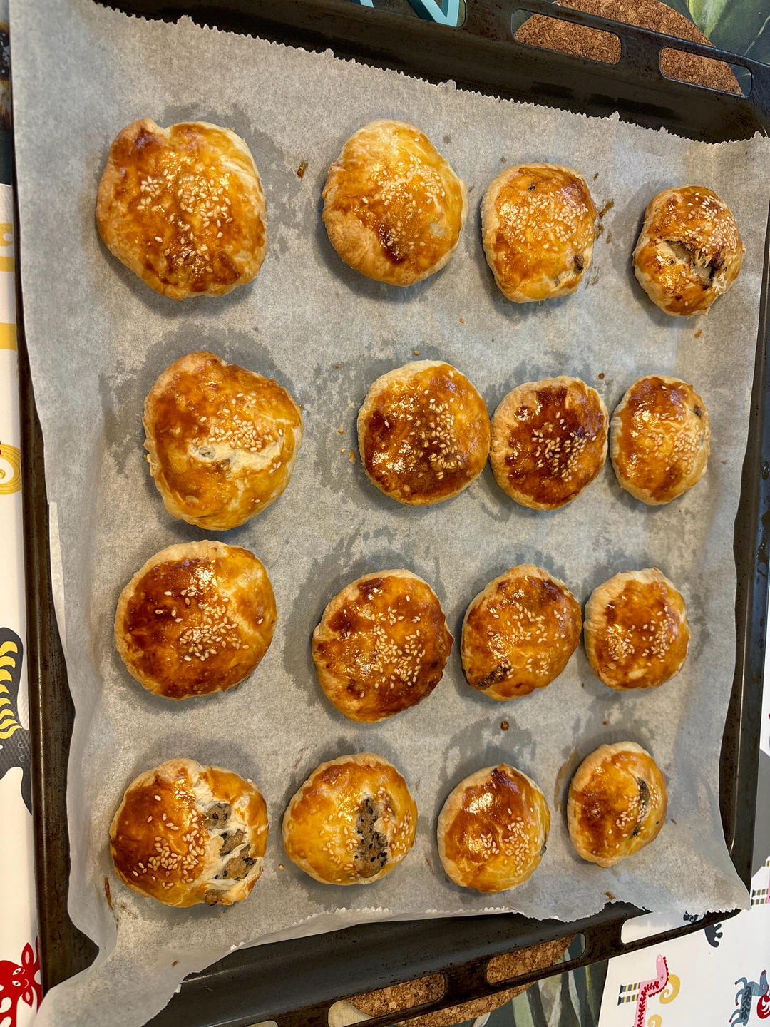 减糖通用酥饼皮（烤箱、煎锅均可用，可用于油酥饼、蛋黄酥等）