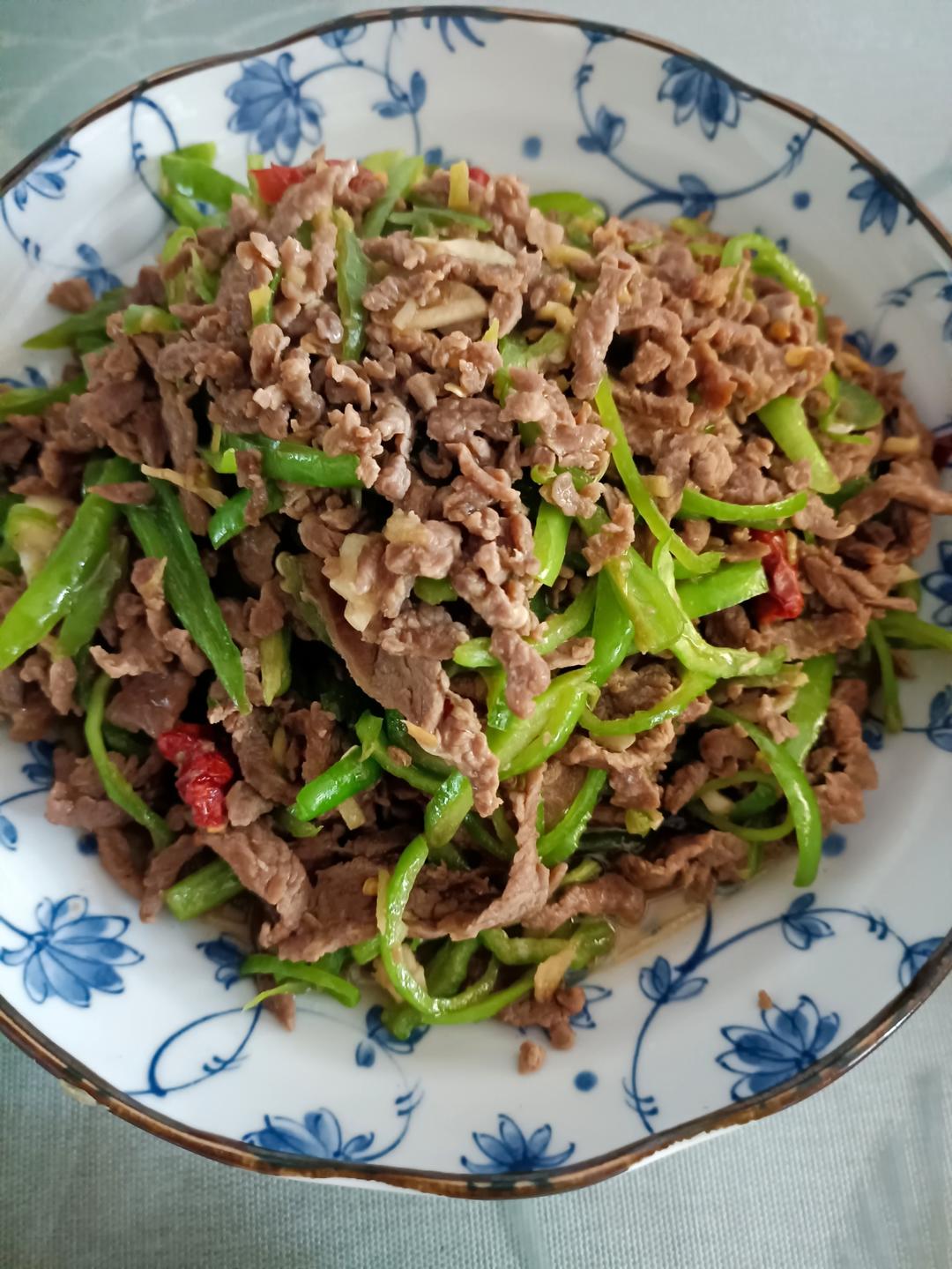 尖椒牛肉丝