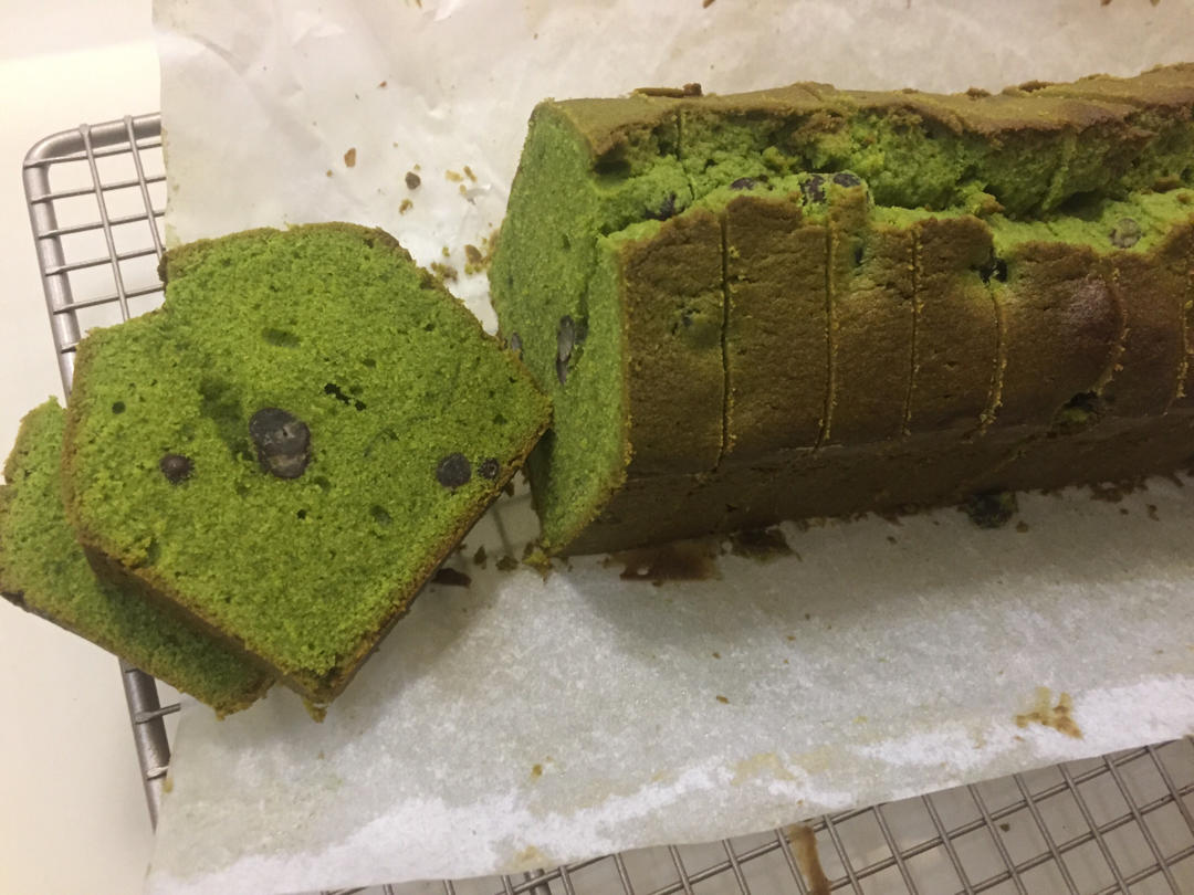 甜而不腻的抹茶磅蛋糕