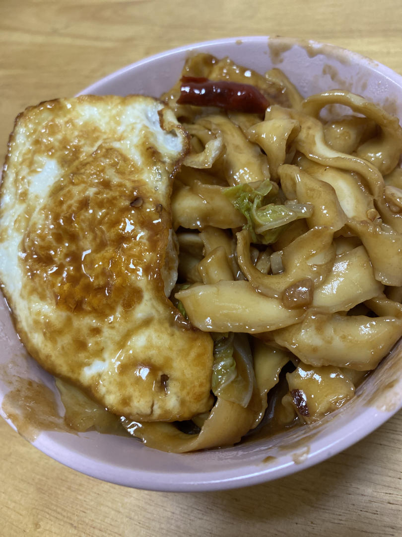 好吃到尖叫的鸡蛋焖面