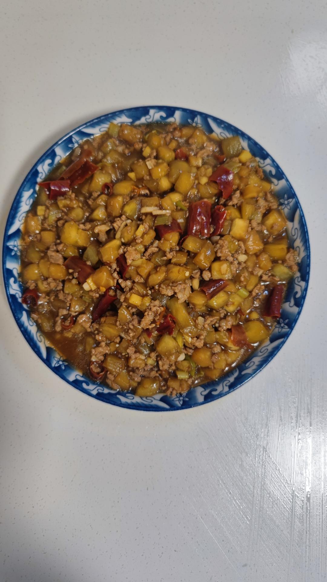 好下饭的家常菜 肉末烧茄子