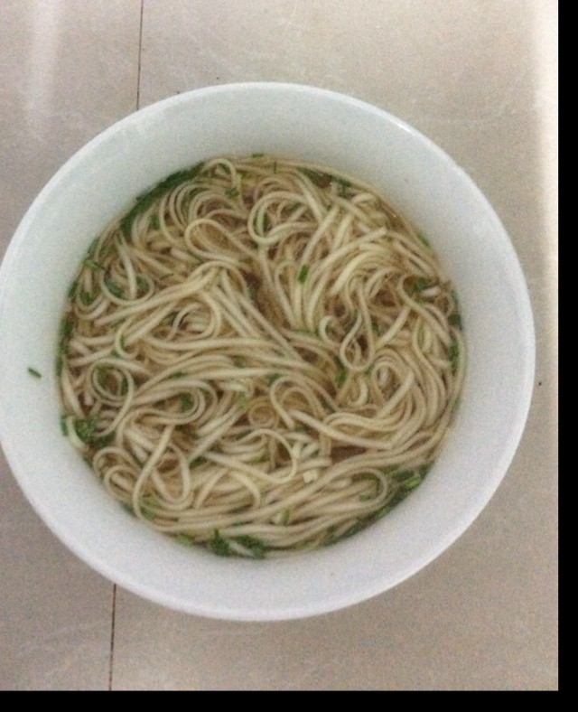 小葱麻油酱油面
