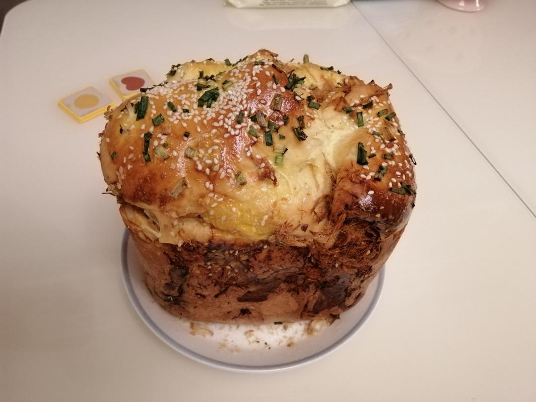 面包机版肉松芝士咸吐司（中种）