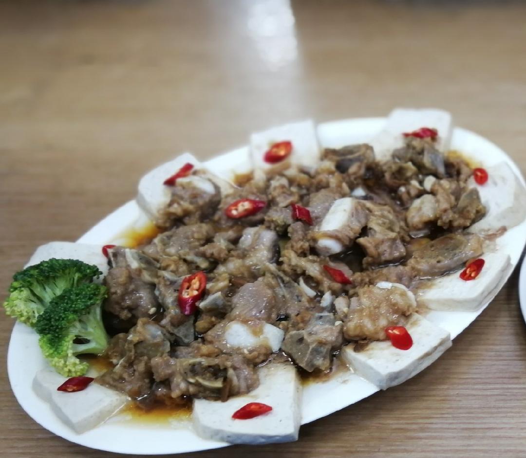 排骨蒸豆腐