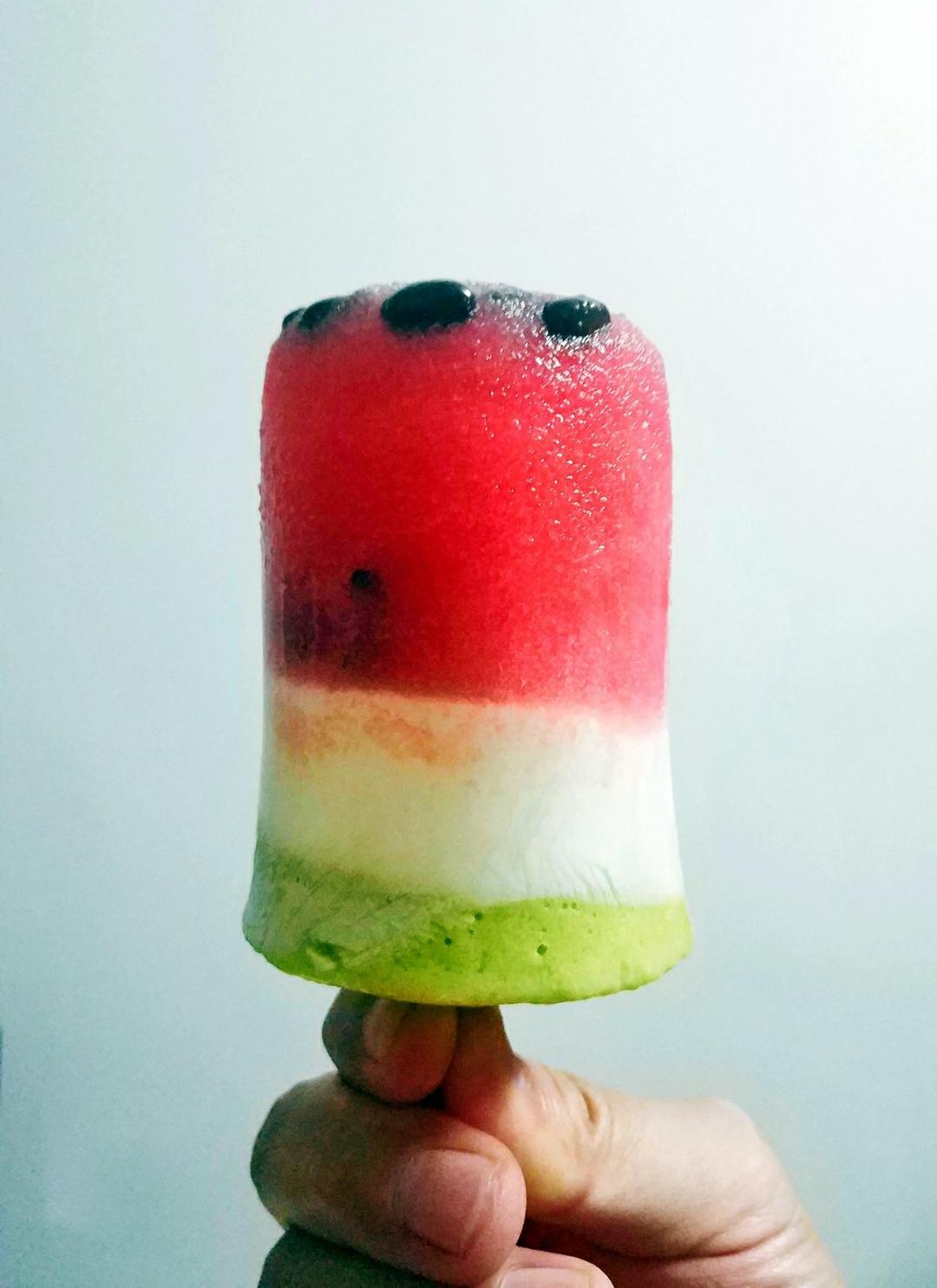 风和日丽y做的西瓜冰棍