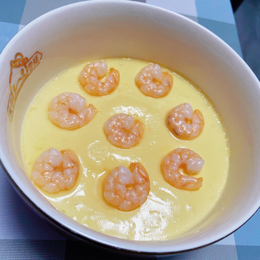 虾仁蒸水蛋（嫩滑）