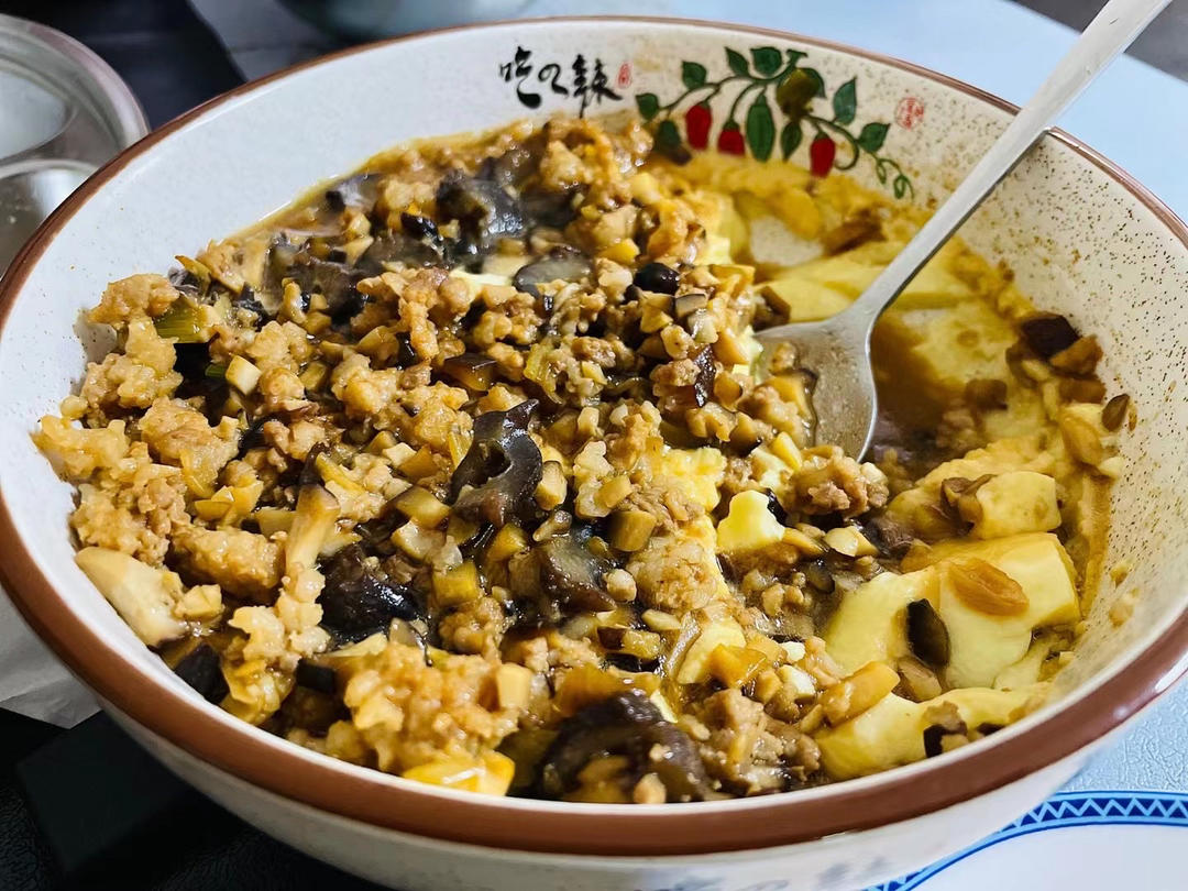肉末海参鸡蛋羹