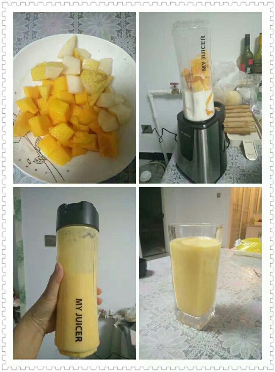 雪梨芒果汁