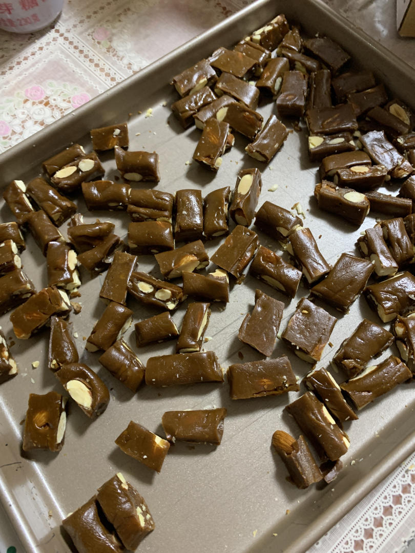 杏仁海盐/咖啡太妃硬糖-不粘牙