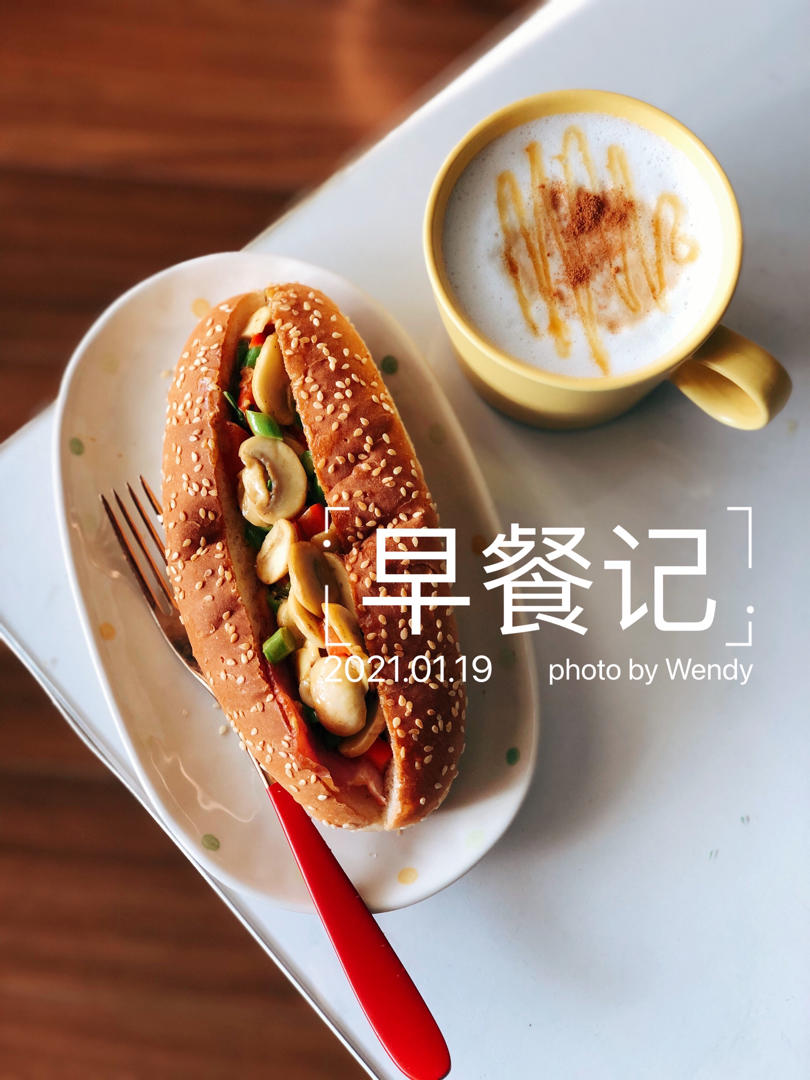 热狗面包