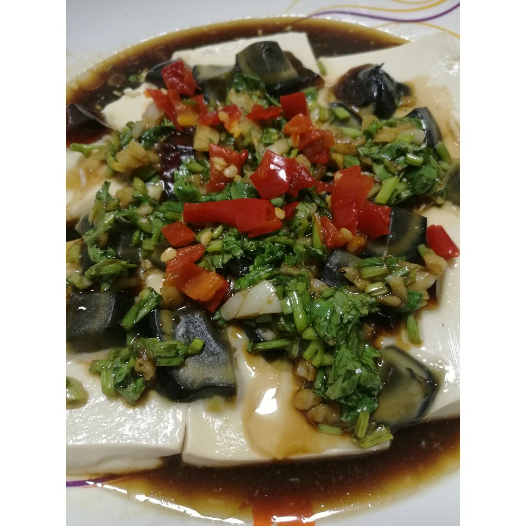 皮蛋豆腐