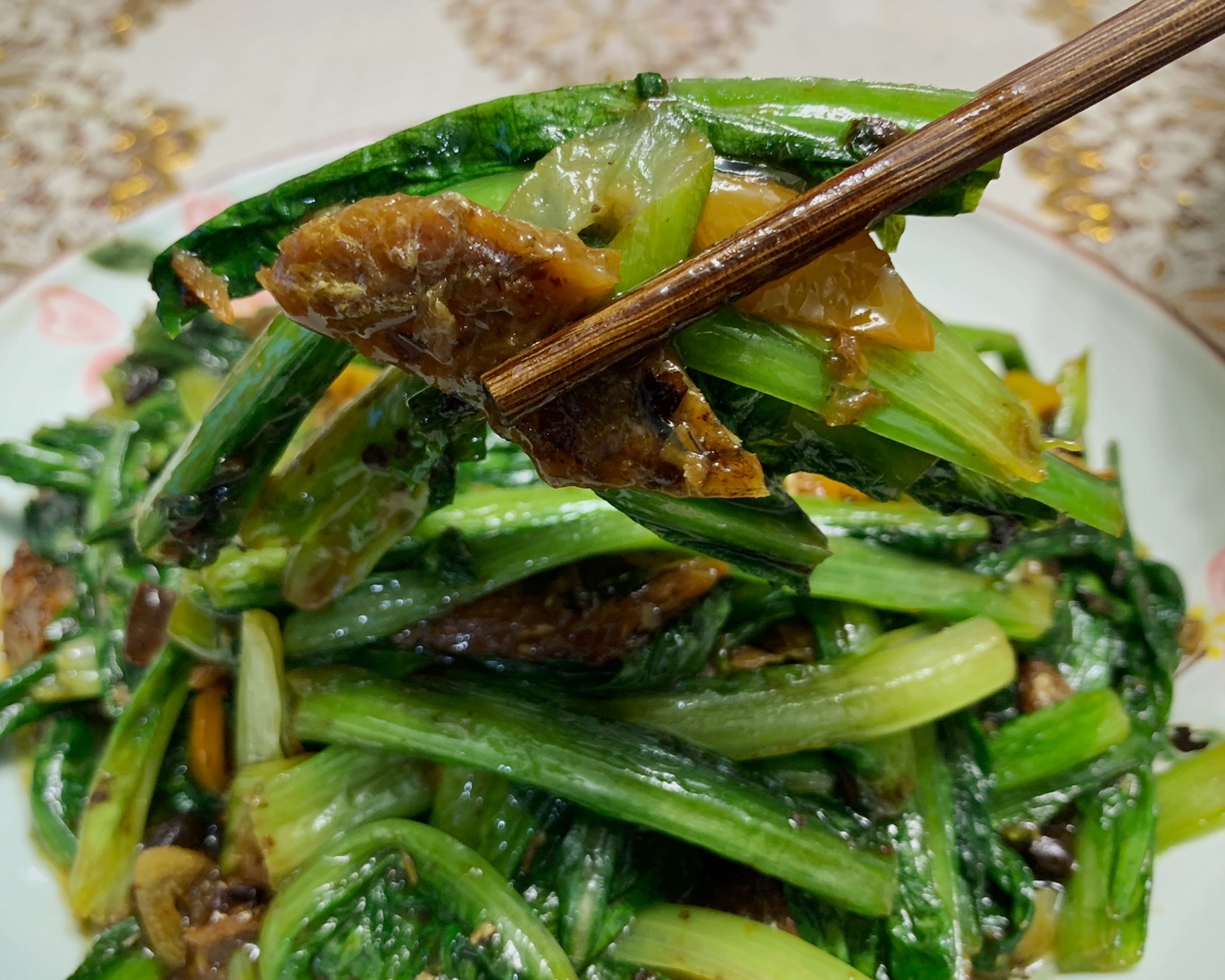 经典粤菜—米饭杀手|豆豉鲮鱼油麦菜的做法