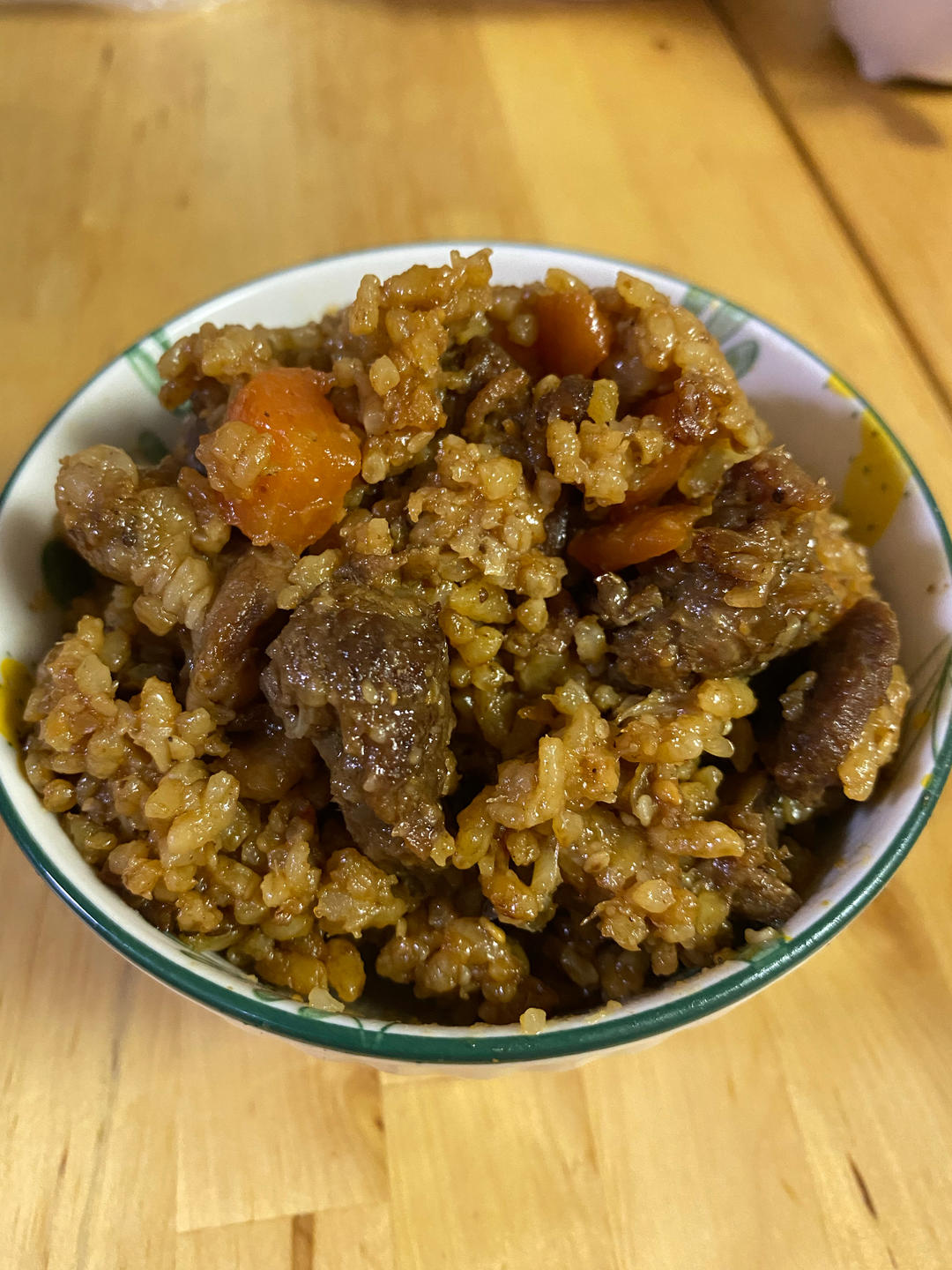 喷香羊肉焖饭