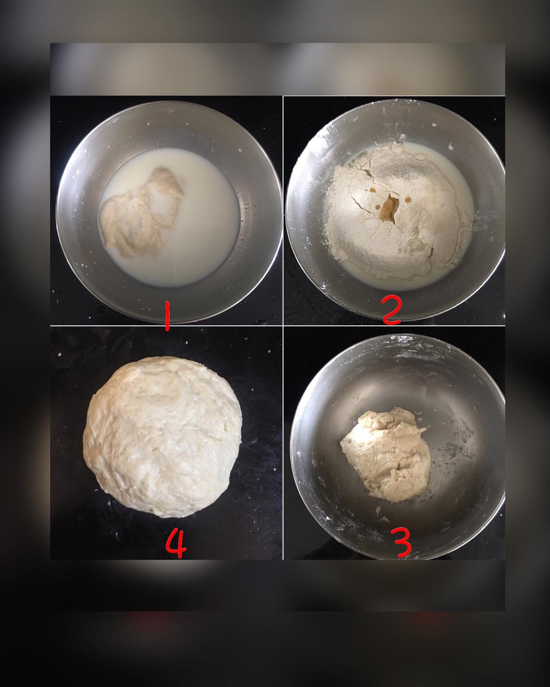 纯奶手撕吐司的做法 步骤1