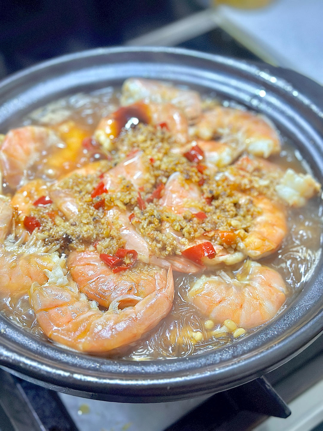 砂锅粉丝虾