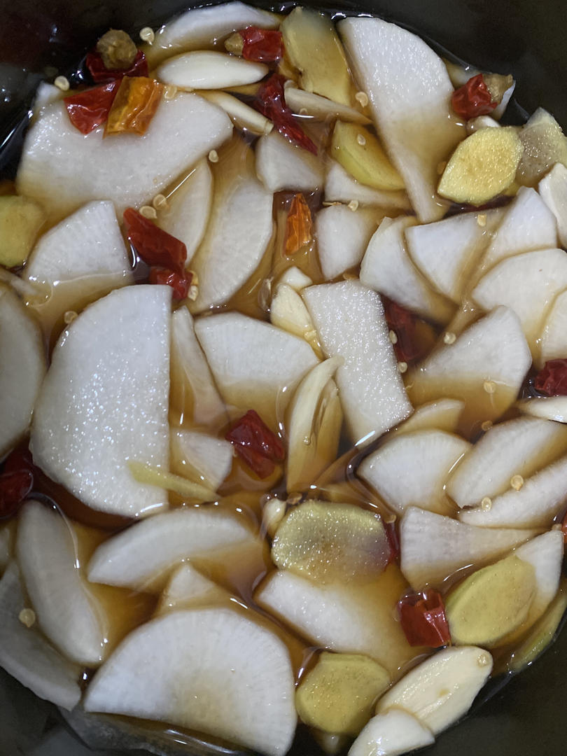 爽口开胃腌萝卜片