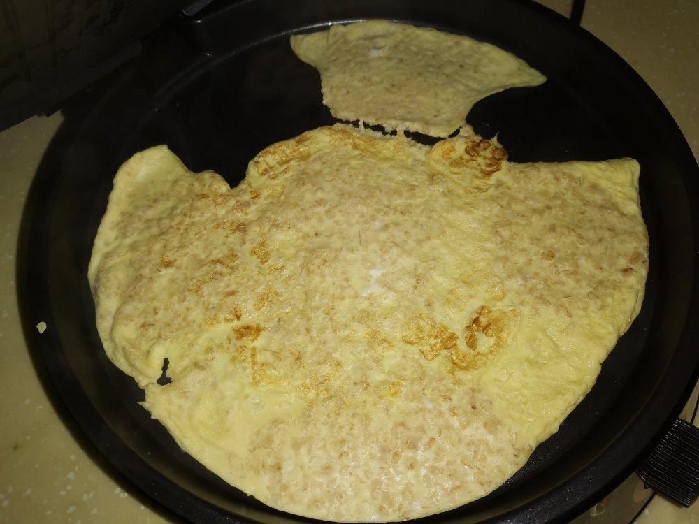 燕麦鸡蛋饼~快手早餐