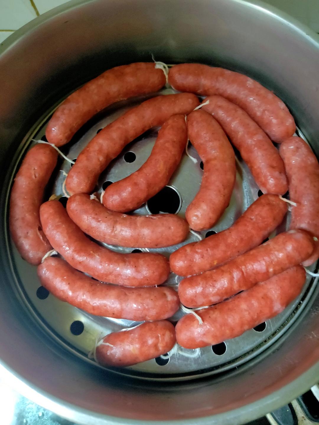 自制Q弹黑胡椒脆皮肠•玉米香肠，脆肠，反复亲试😝😝