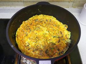 地皮菜煎蛋饼❤️家常快手下饭菜，主食代餐的做法 步骤8