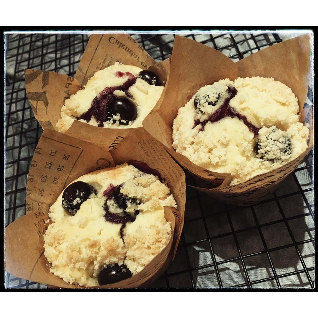 蓝莓巧克力马芬