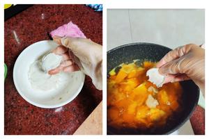 南瓜🎃揪揪汤的做法 步骤3