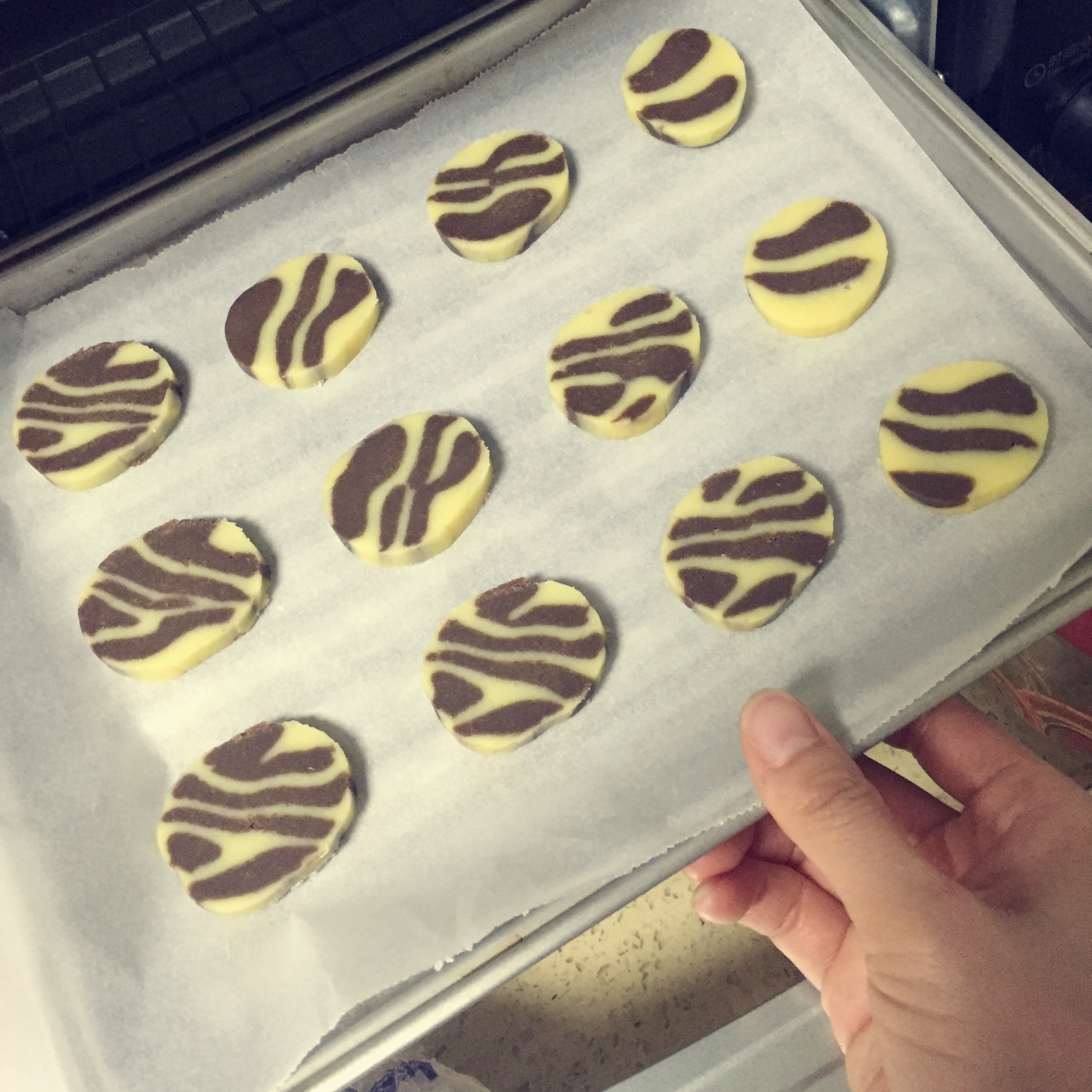 哥手把手教你做大理石曲奇