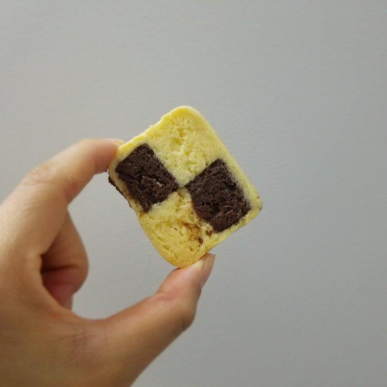 双色格子小饼干