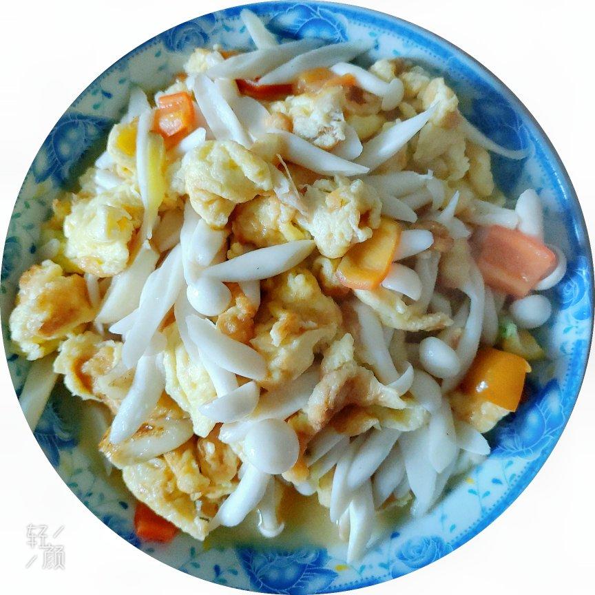 海鲜菇炒鸡蛋