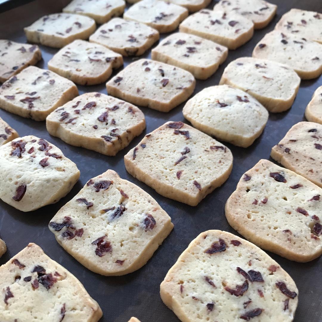 低糖少油版蔓越莓饼干