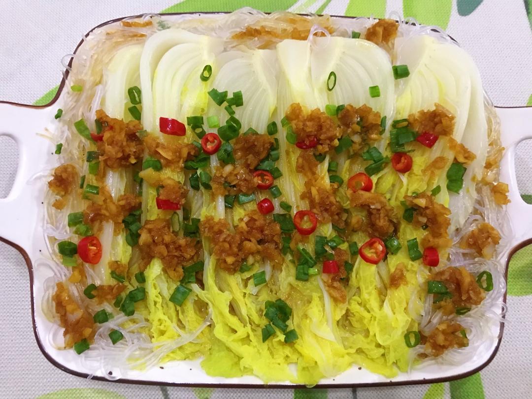 蒜蓉粉丝蒸娃娃菜