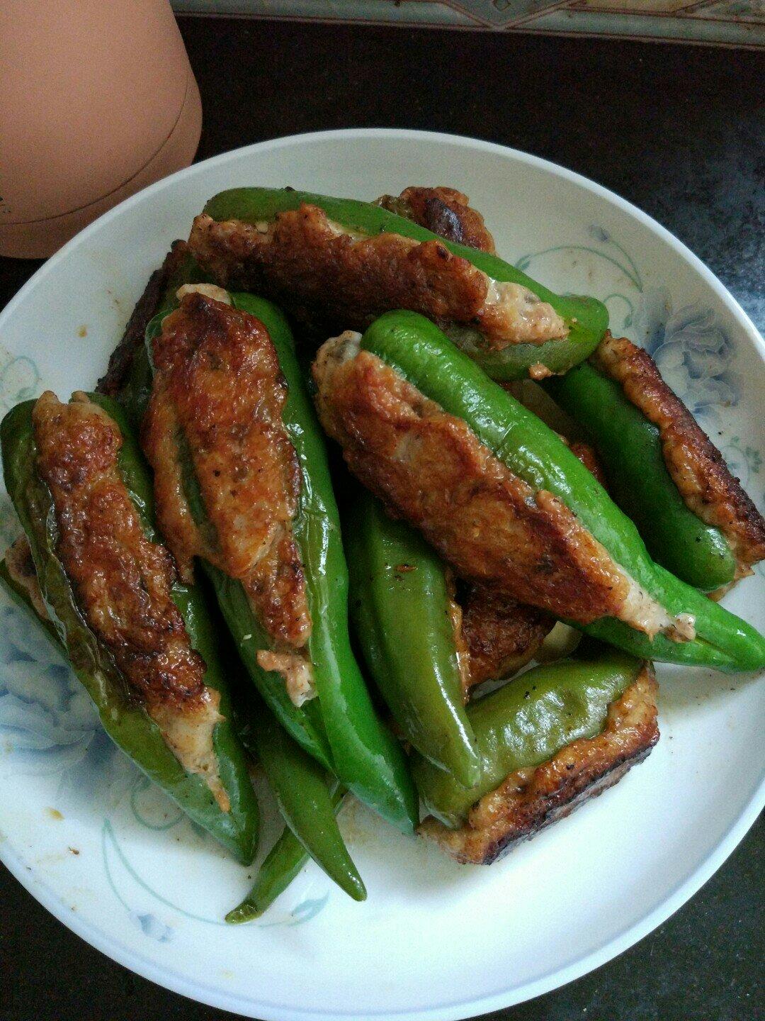 冰姐日记做的酿辣椒