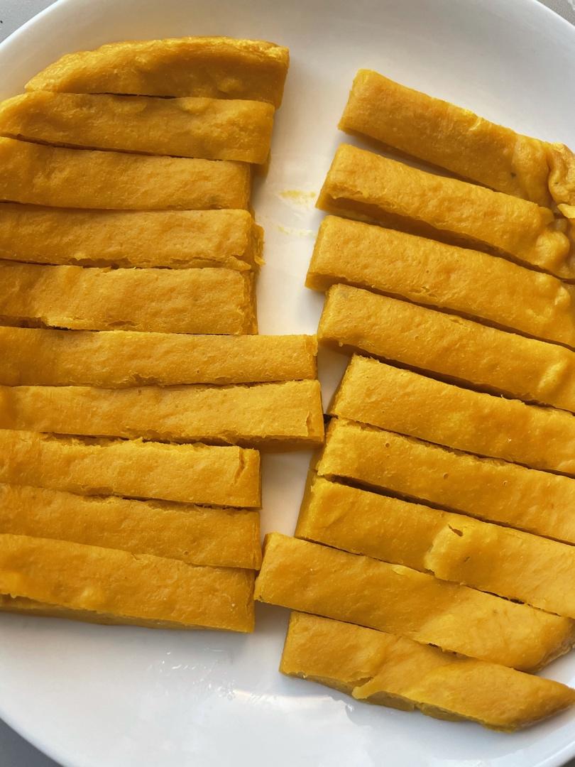 辅食-奶香南瓜蒸糕