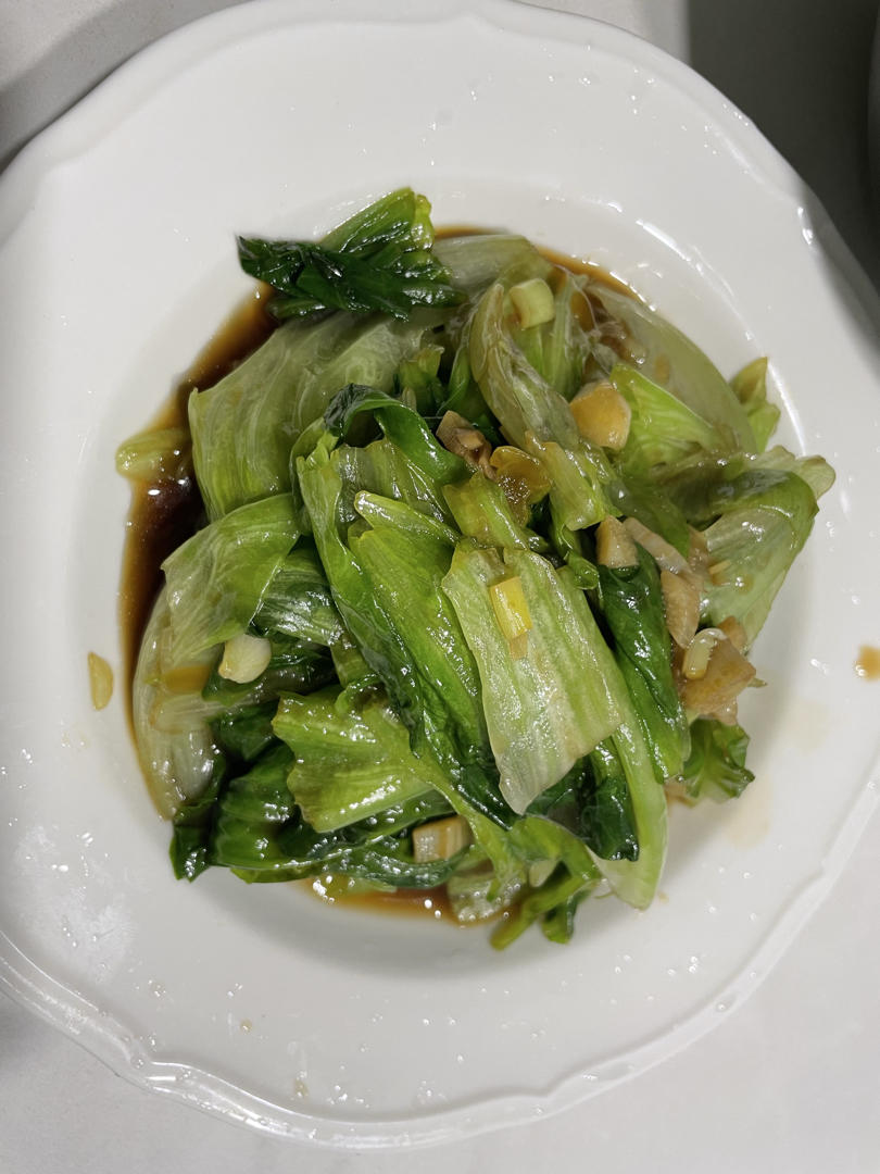 小炒生菜太好吃