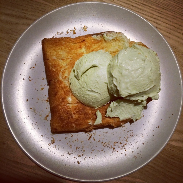 无需搅拌也无冰渣的抹茶冰淇淋