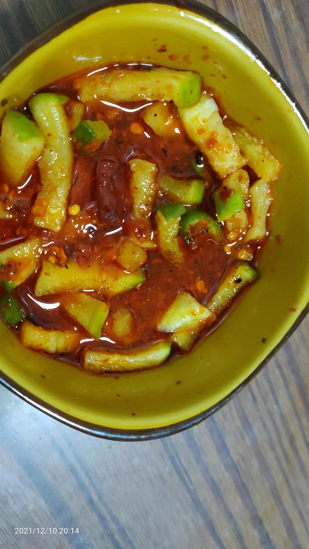 腌青萝卜条