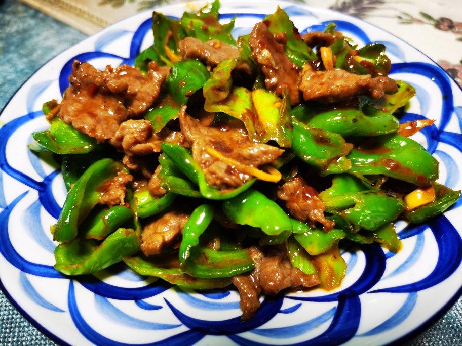 青椒炒牛肉